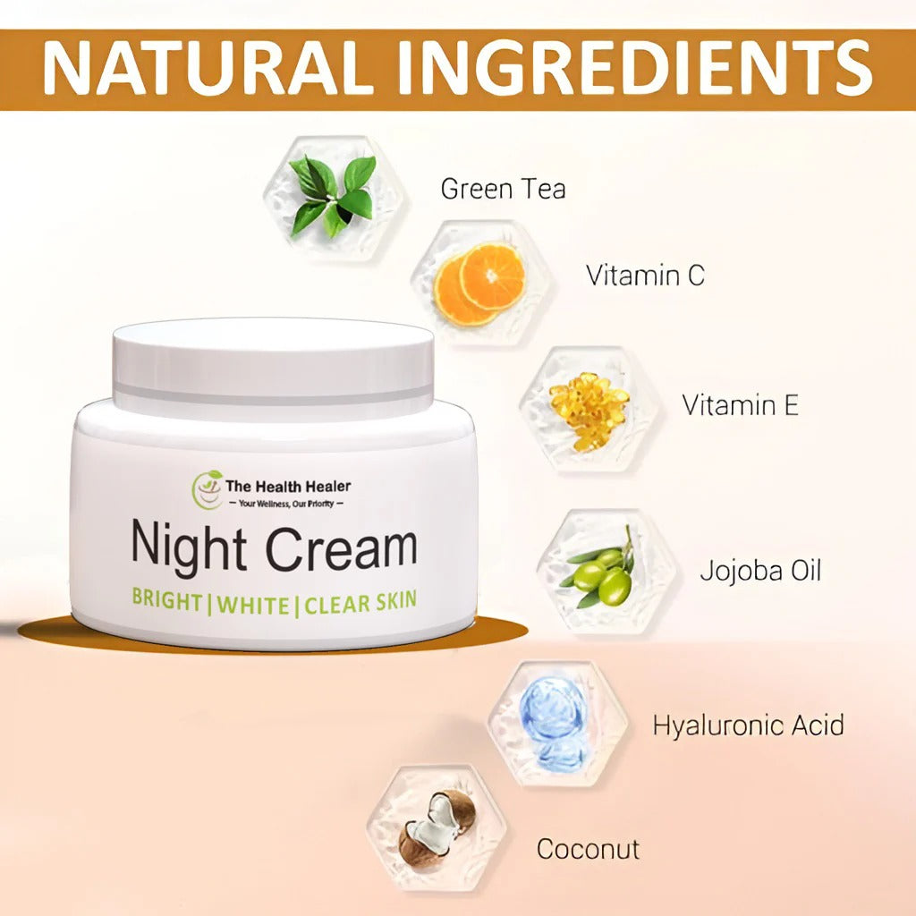 The Health Healer Night Cream, Smooth and Soften Your Skin, Revitalize Your Skin Overnight