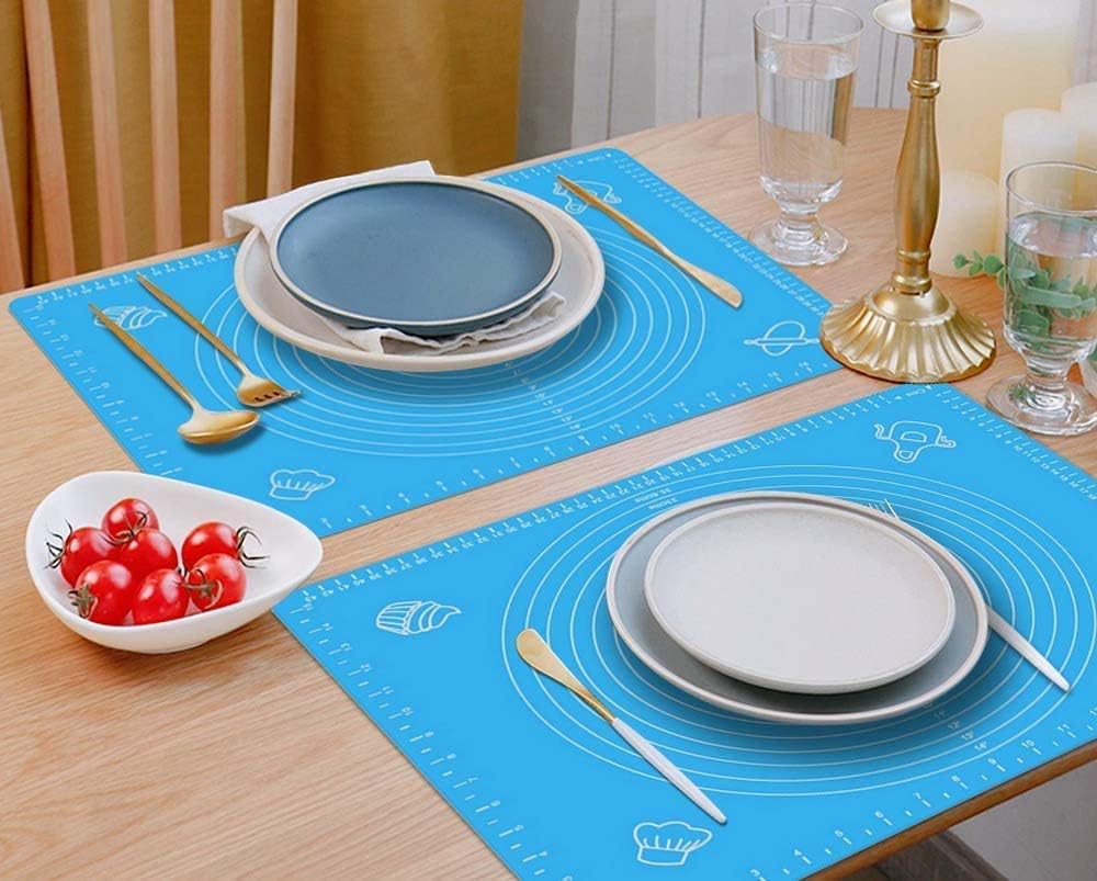 Silicone Baking Mat Roti mat Silicone Chapati Atta Kneading Mat Non-Stick Fondant Rolling Mat Stretchable for Kitchen