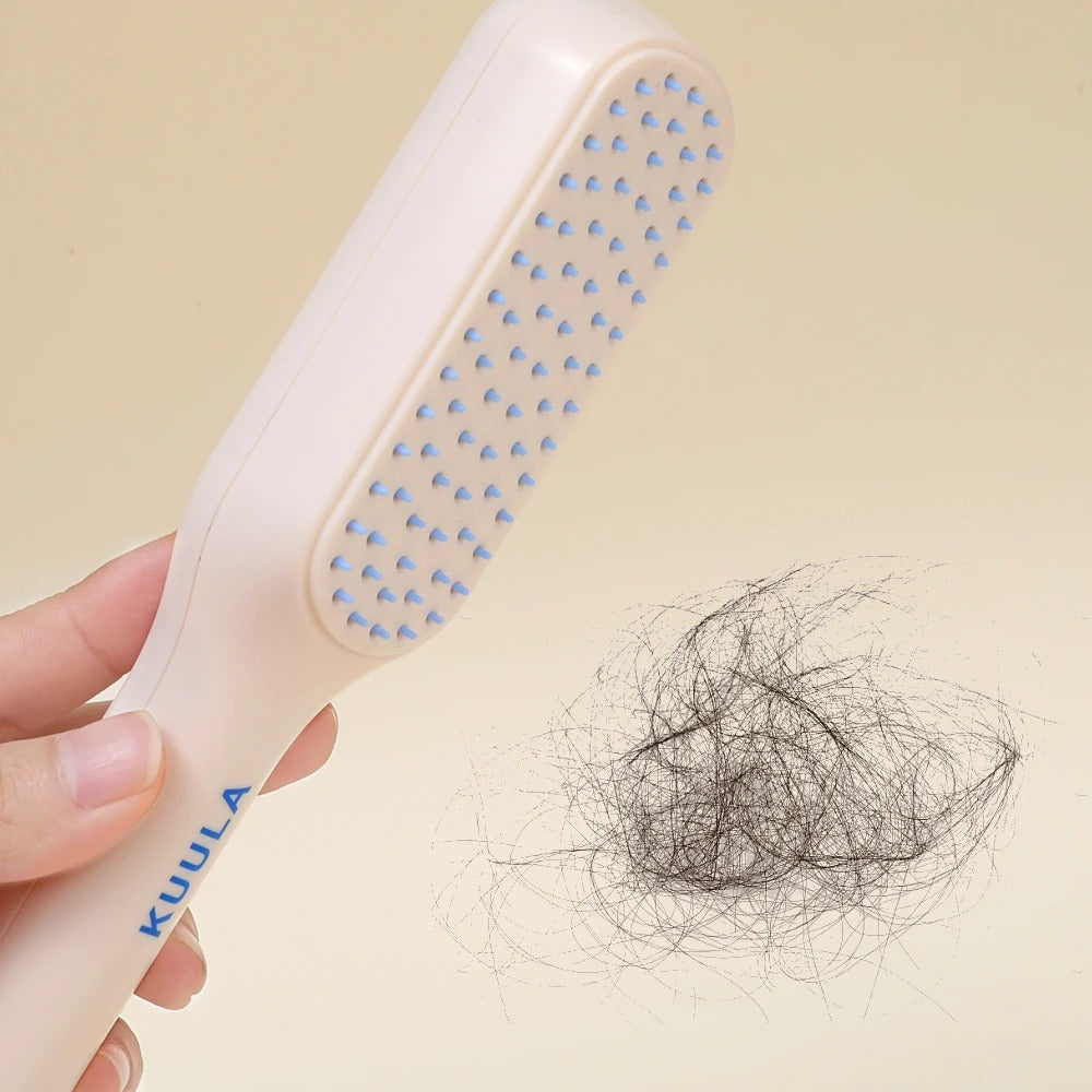 Magic Retractable Comb, Self-Cleaning Anti-Static Massage Comb, Self Cleaning Hair Brush for Women