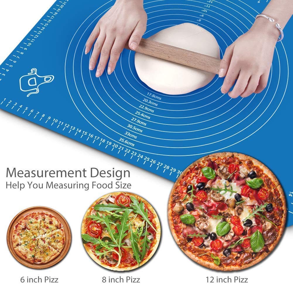 Silicone Baking Mat Roti mat Silicone Chapati Atta Kneading Mat Non-Stick Fondant Rolling Mat Stretchable for Kitchen