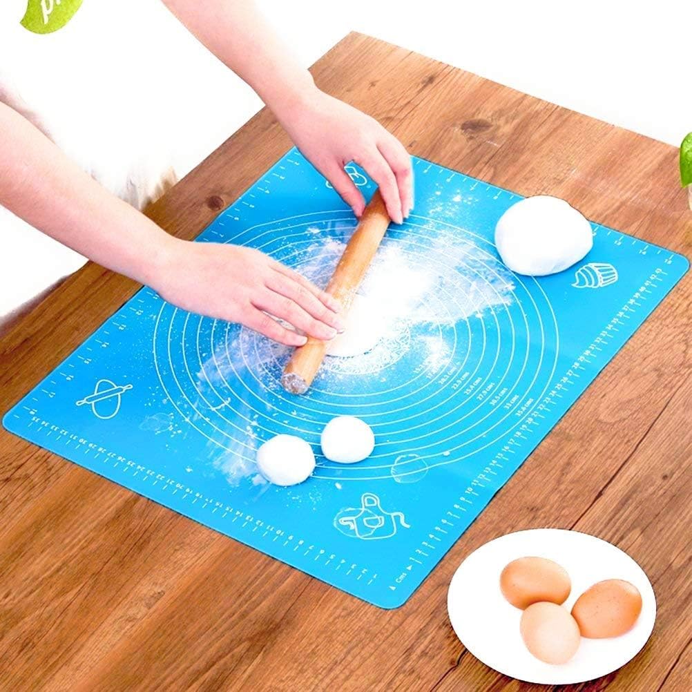 Silicone Baking Mat Roti mat Silicone Chapati Atta Kneading Mat Non-Stick Fondant Rolling Mat Stretchable for Kitchen