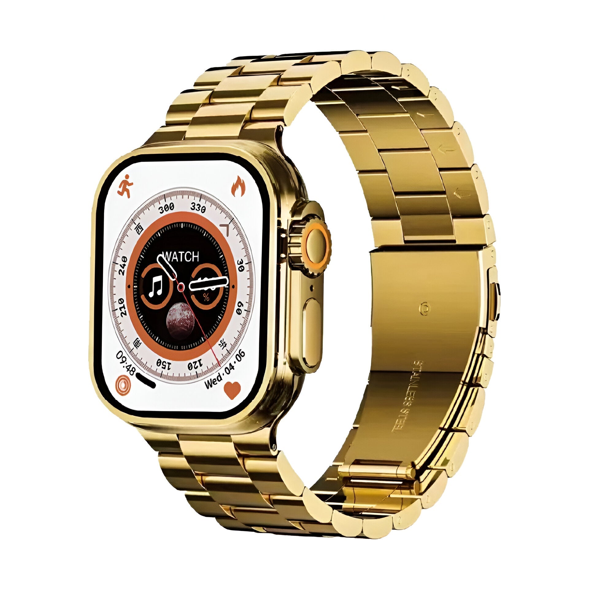 HK9 Ultra Smartwatch Gold Edition-Series 9, Big 2.2 Infinite Display Smart Watch Wireless Charging Smartwatch Bluetooth Call Sleep Monitoring